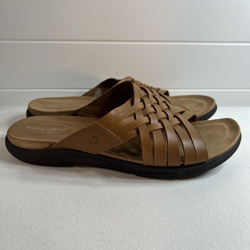 Easy Spirit Women’s Sandals Size 8W Brown Meadow Comfort Outdoor